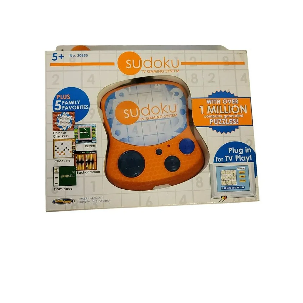 Sudoku TV Gaming System Unit Open Box Untested in Box GA148